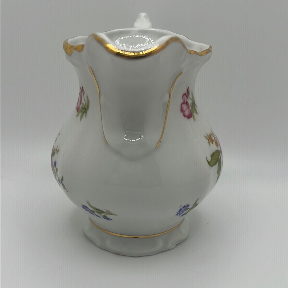 Vintage Creamer Winterling Bavaria Porcelain Floral Gold Accents - Picture 5 of 10